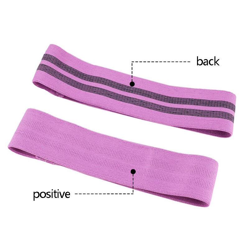 Yoga Resistance Bands Anti-Slip 3 Weerstand Niveaus Workout Bands Voor Glute En Hip Oefening, Yoga, en Pilates