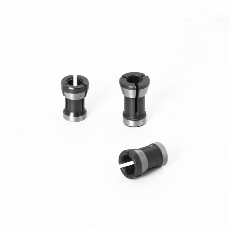 High Precision Adapter Collet 8mm 6.35mm 6mm Collets Chuck Engraving Trimming Machine Router Milling Cutter Chuck Accessories