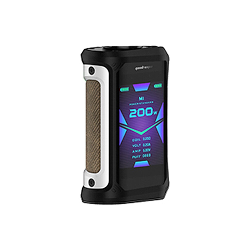 Original Geekvape Aegis X 200W TC Mod w/ AS2.0 Chipset & 2.4inch OLED Screen E-cig Vape Mod Vs Drag Max / Aegis Solo / Argus Mod: Classic Silver