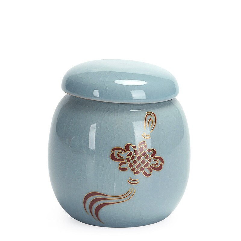 Style chinois urne pour chien de compagnie 350 ml céramique pot de terre cercueil de cinéraire scellé urnes funéraires pour chats chiens fournitures: 5