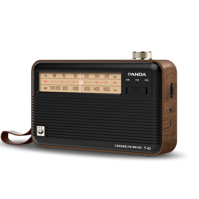 PANDA T-41 Radio Retro Full-band halfgeleider Oude man Broadcast frequentie modulatie