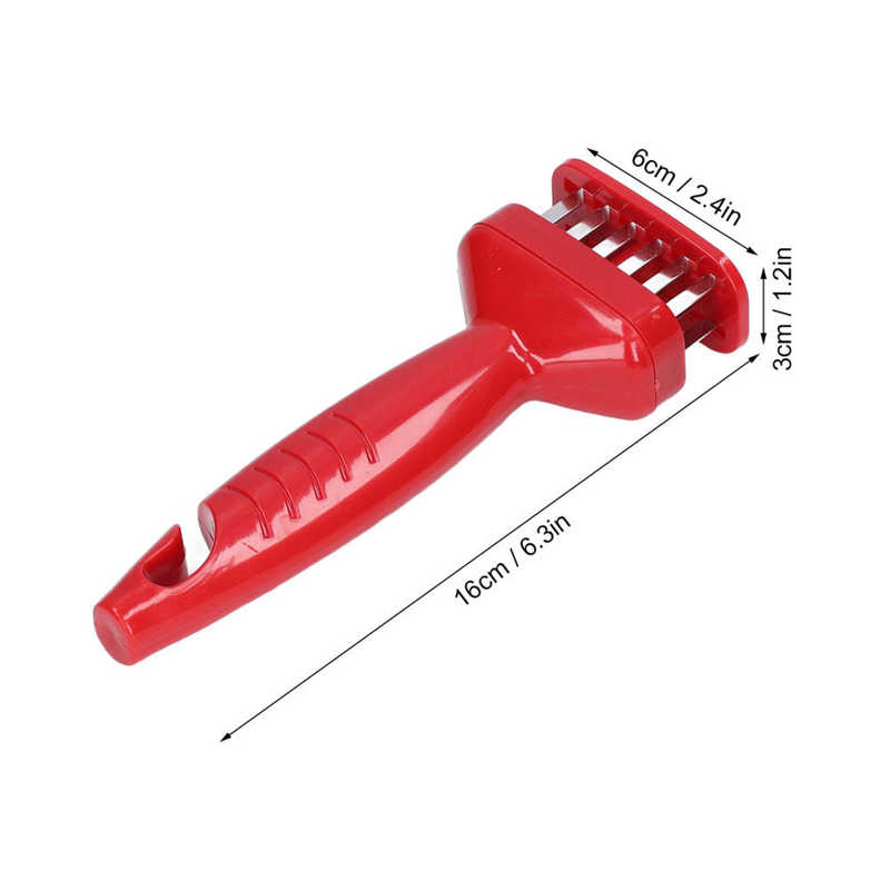 Vleesvermalser Tool Moeiteloos Heavy Duty Rvs Naald Blade Absorberen Sneller Steak Tenderizer Houden Vlees Vorm Goed Voor