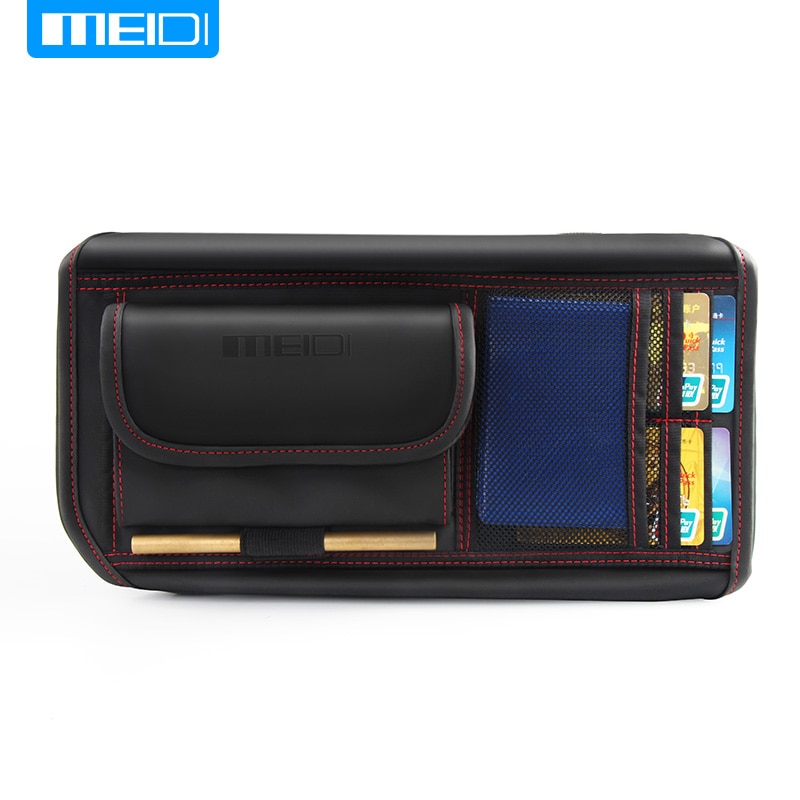 MIEDI Car Sun Visor Storage Bag Car Boot Organizer Storage Holder Multi-Use Tools Organizer For IC Card Mobile Phone Sun glass