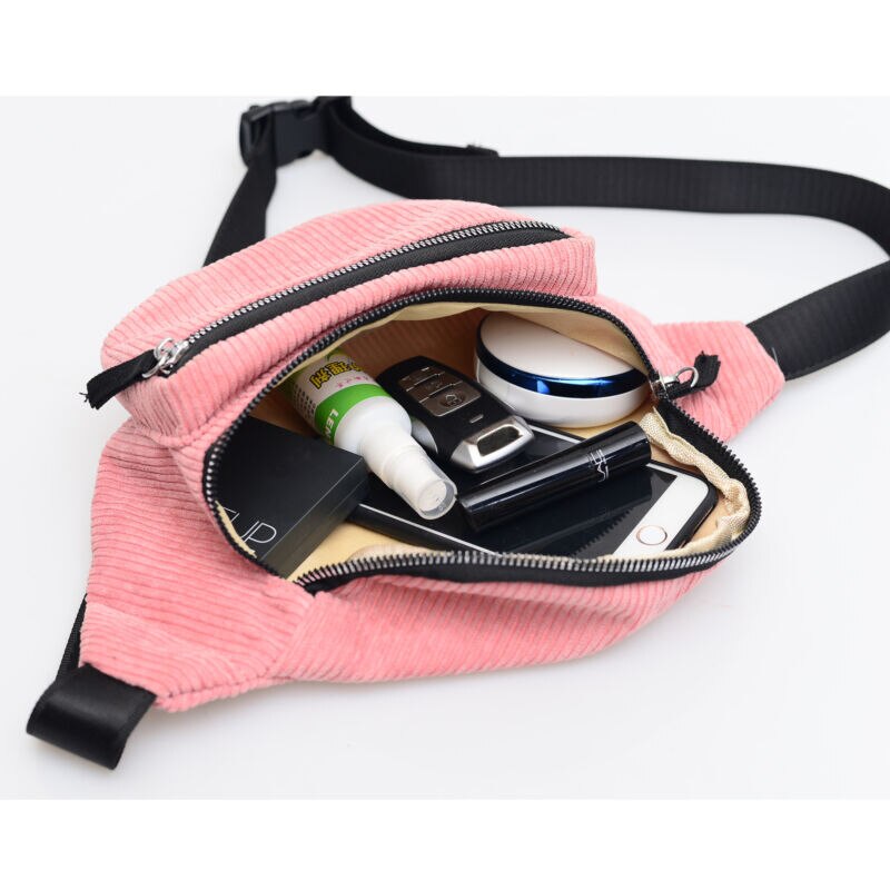 Taille Fanny Pack Frauen Solide Gürtel Zipper Taille Tasche Brust Tote Geldbörse Taschen Schwarz Braun Rosa Wein Rot