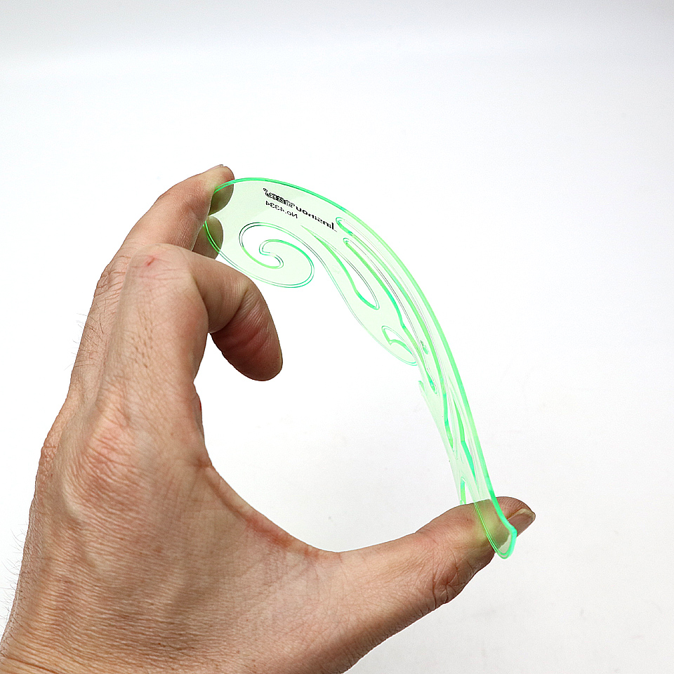 Curve Template Ruler 15-34cm Plastic Drawing Tool Students Measuring Drawing Drafting School Office Stationery Ruler