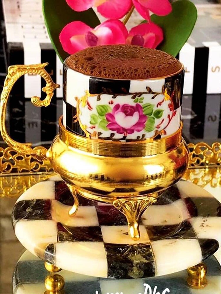 Trend ceramic hand painted coffee cup breakfast milk cup exquisite