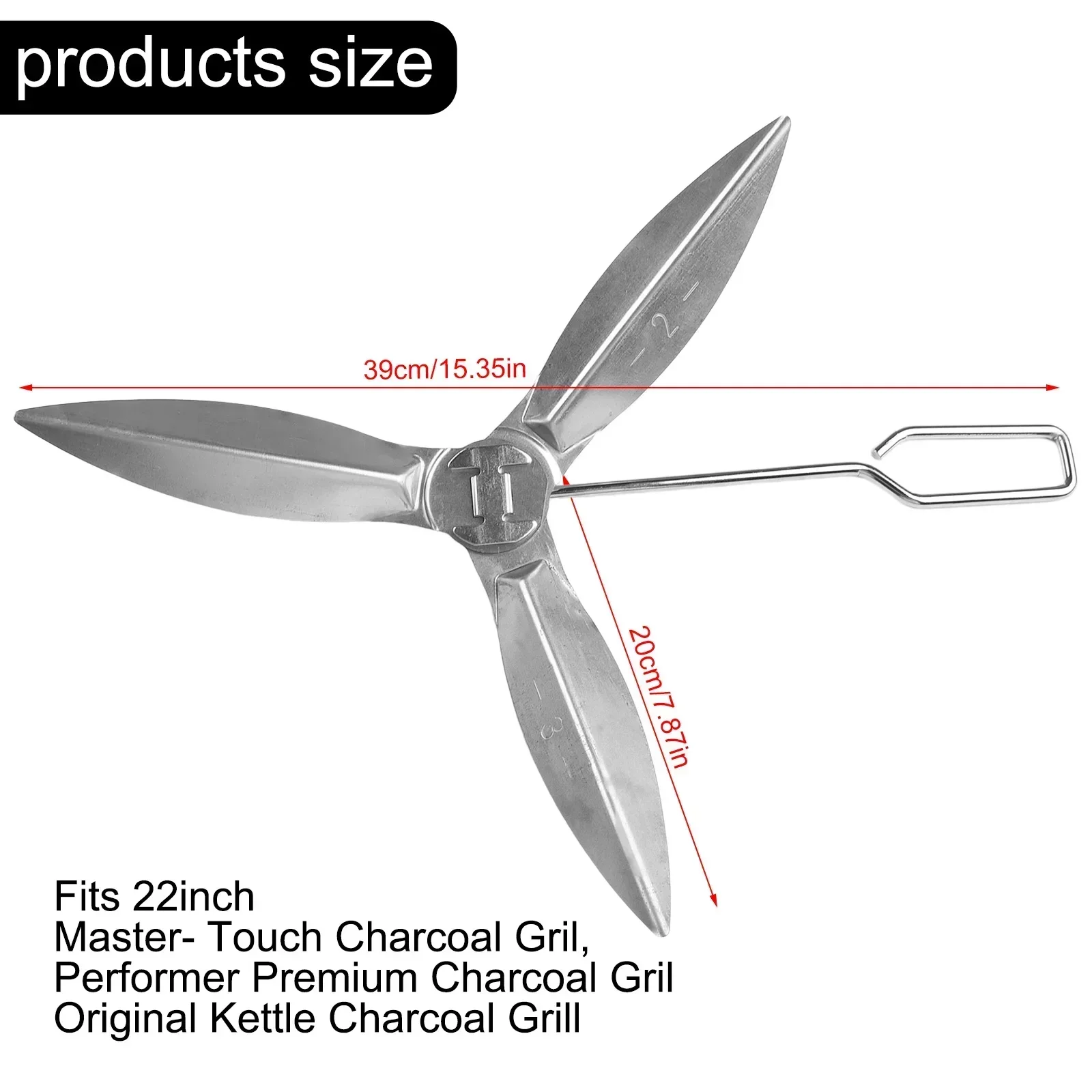 18-1/2 Zoll Grills Touch Reinigungssystem Kit für Weber Grill 90992 3618 7443 Wasserkocher Grills Grillwerkzeuge Catering-Ausrüstung