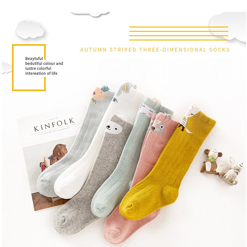 Lovely Baby Newborn Infant Toddler Boy Girl Soft Cotton Fox Socks For 0-3Years