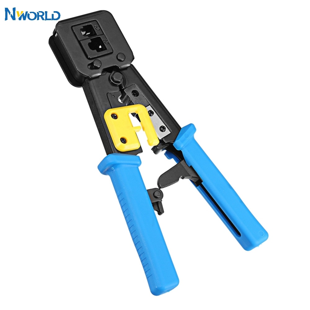 Multi-kinetic Network Clamp RJ11 RJ45 6P 8P Network E Z Cable Pliers Multi-function Energy Drilling Cutter Crystal Head Frieze