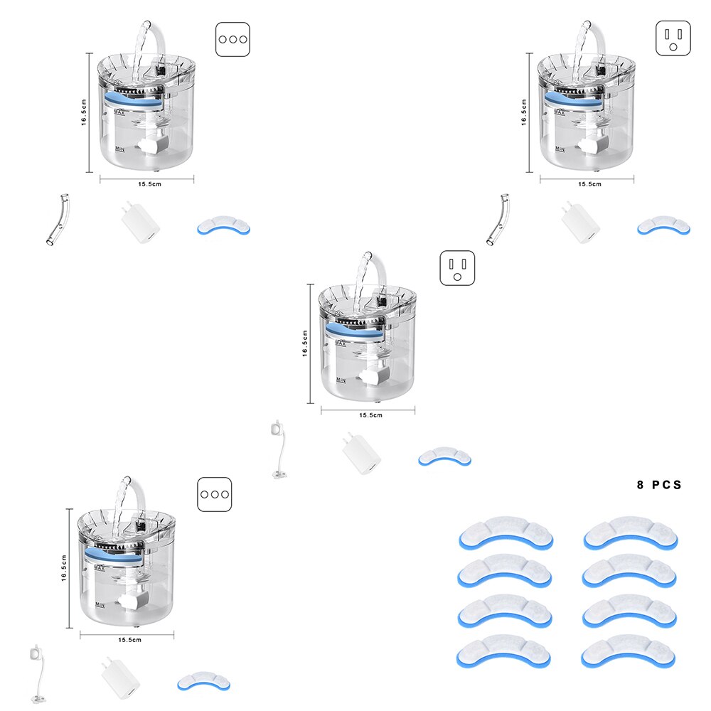 Cat Automatic Water Dispenser Circulating Filter Constant Temperature Pet Drinking Fountain Mute Dog Water Feeding Daily Tools