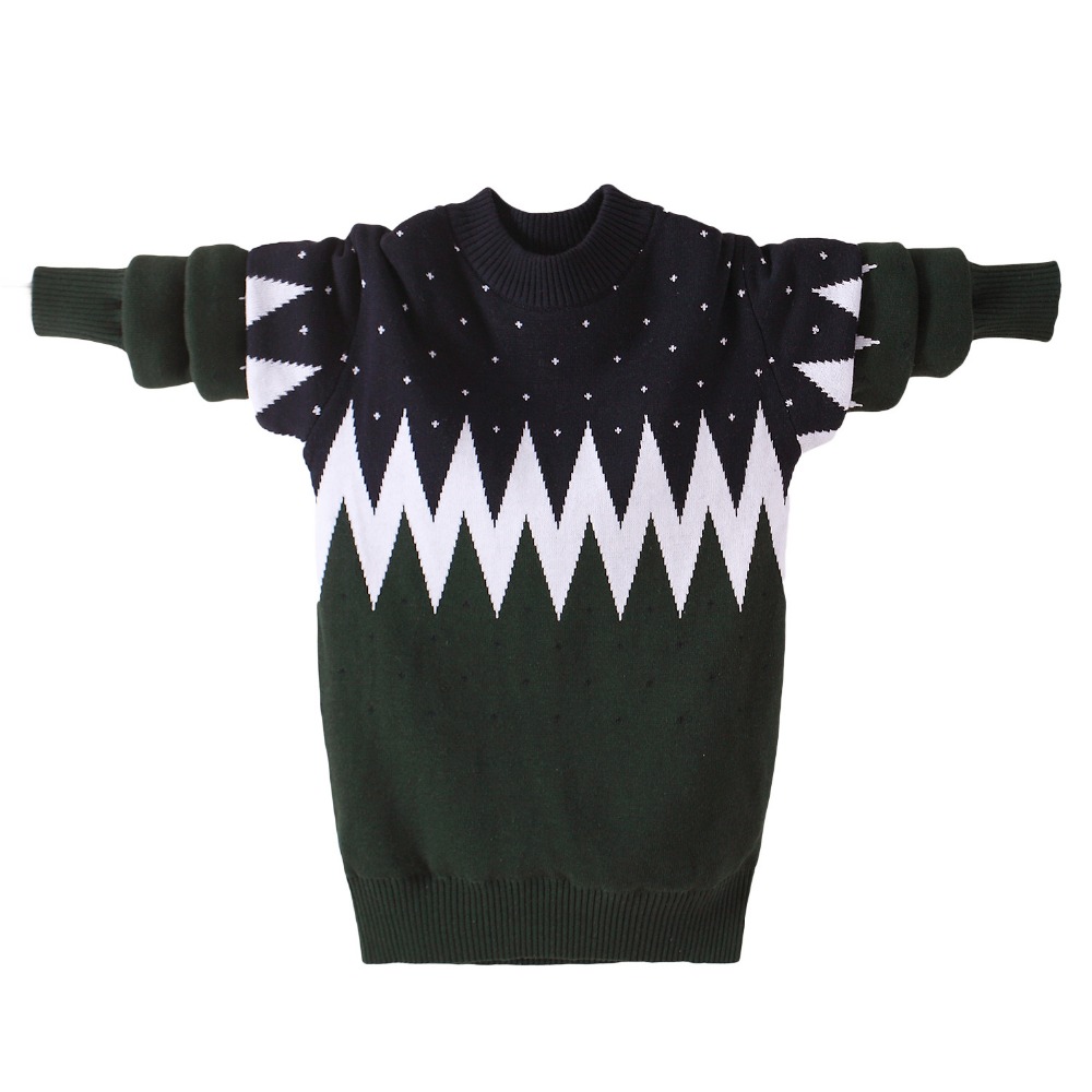 Pull à col rond pour garçon, produit en coton, garde au , vêtements d'hiver pour enfants