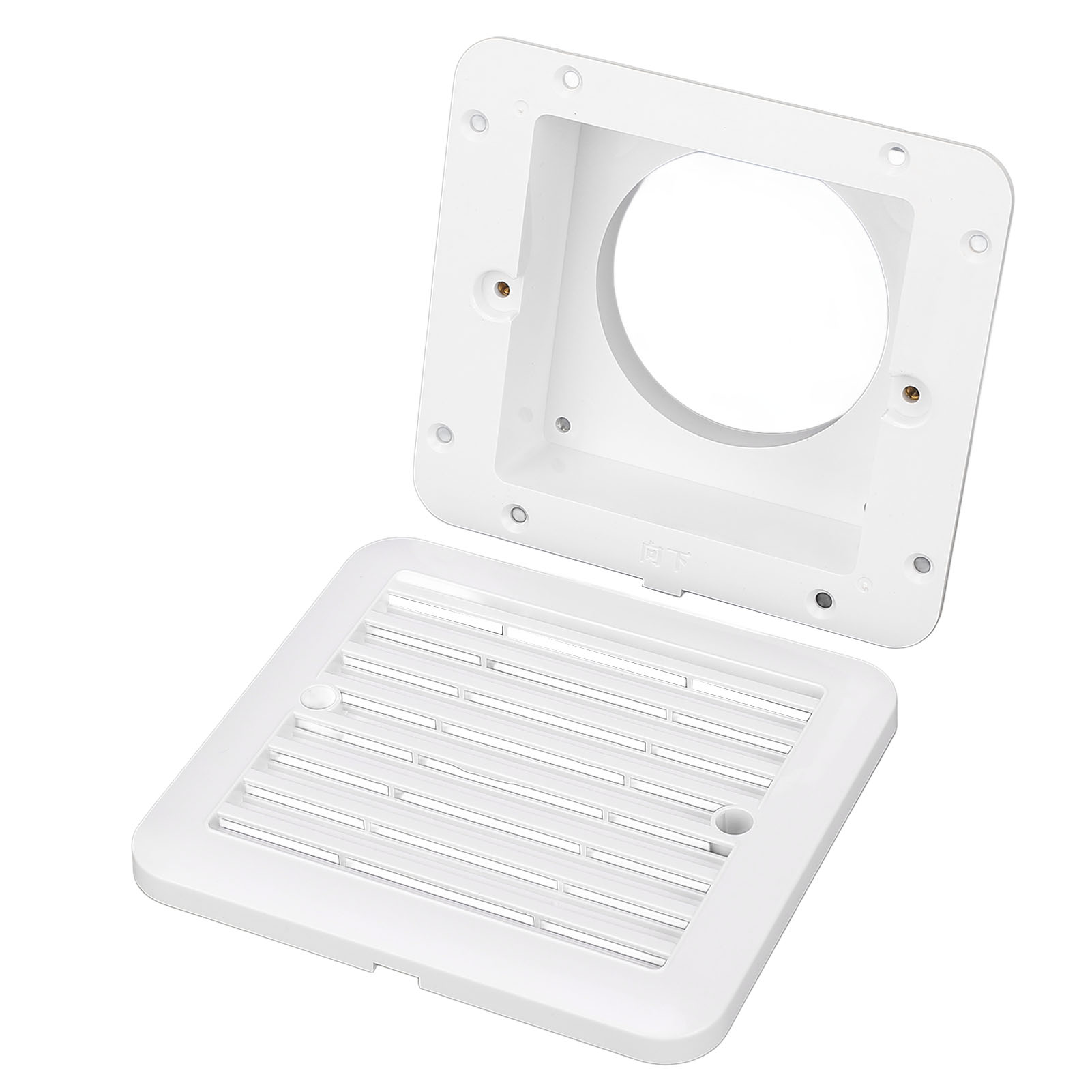 Griglia di uscita dell'aria per camper Pannello a prova di deformazione Griglia di ventilazione laterale per camper versatile anti-sbiadimento Installazione semplice per