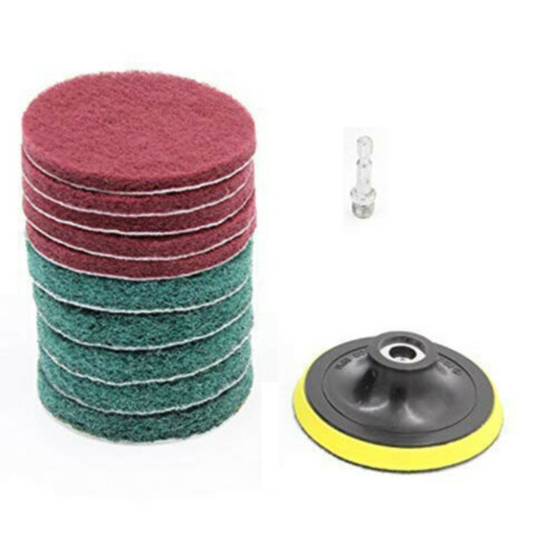 Scheuer Pads Klebrige Disk Bohrer Reinigung Pinsel Bausatz Peeling Pinsel Energie Badewanne Reiniger