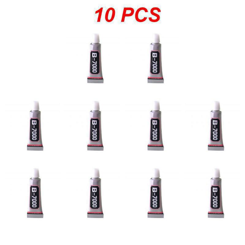 Clear Contact Telefoon Reparatie Lijm Multifunctionele Lijm Voor DIY Glas Plastic Precisie Applicator Inbegrepen 15 ml B7000 Lijm Reparatie: Sky Blue