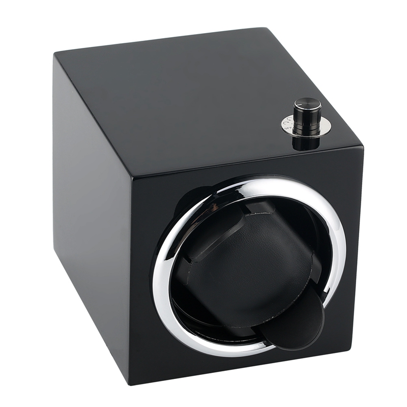 Klokkeopptrekksmotor display klokkeoppbevaring mekanisk klokke roterende selvopptrekkende kasse klokkeboks med automatisk opprullet usb-kabel