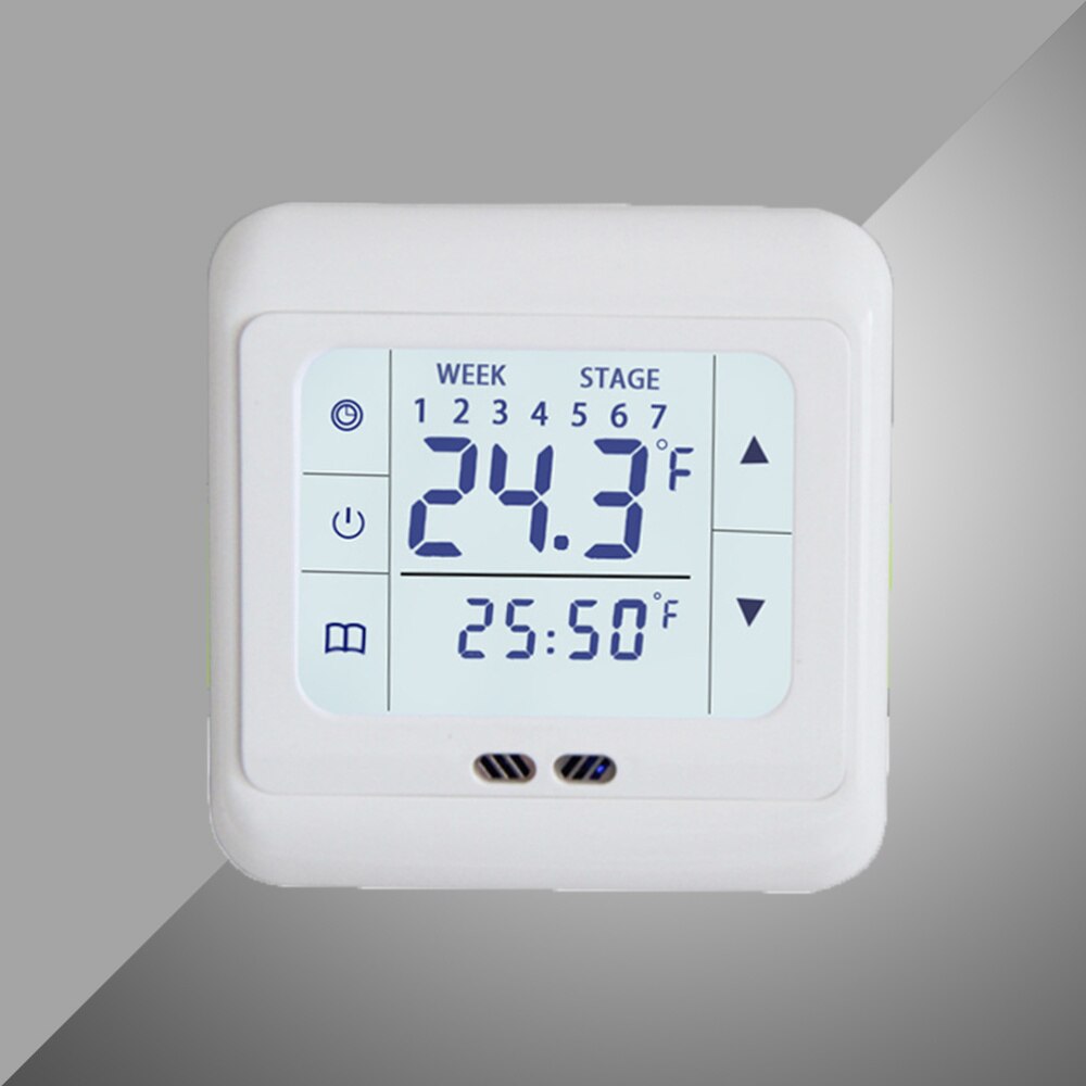 Programmable Digital Thermoregulator Touch Screen Room Heating Thermostat Underfloor Heating for Warm Floor Electric Heating Sys