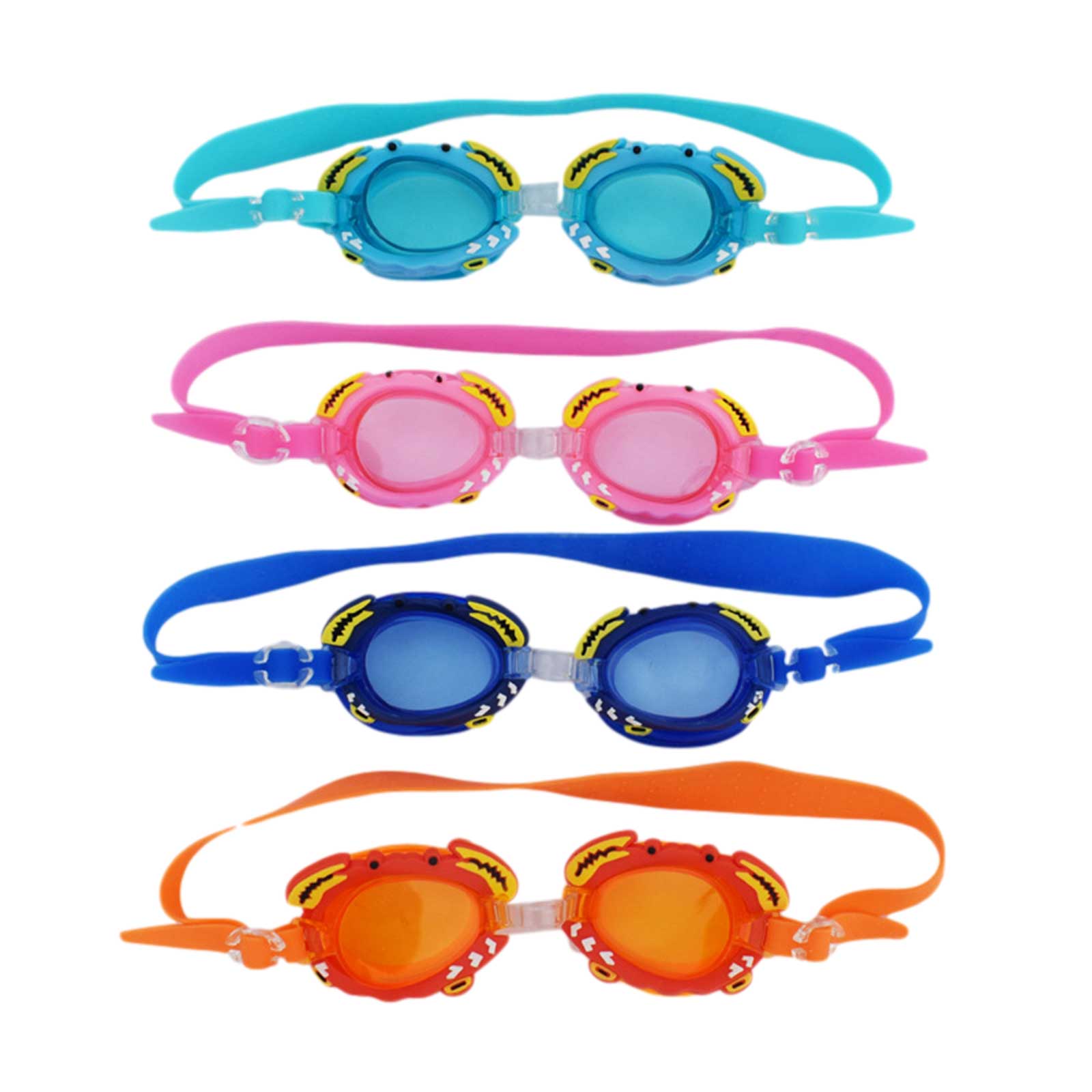 5 Kleur Cartoon Kinderen Zwembril Met Siliconen Strip Waterdichte Transparante High-Definition Onderwater Zwembril