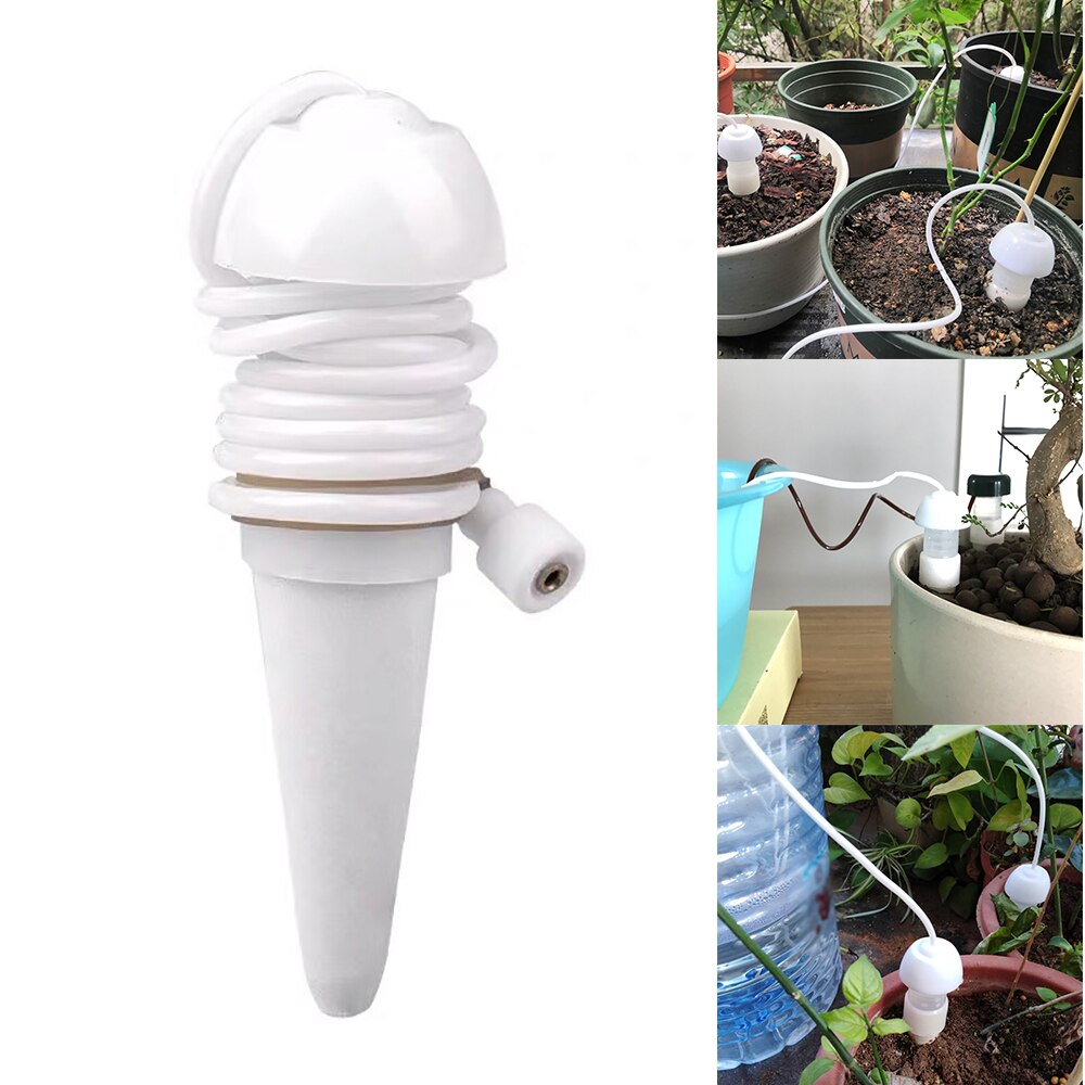 DIY Automatic Watering System Moving Plant Potted Waterer Bottles Water Drip Watering Device Plant Flower Irrigation System: 48PCS