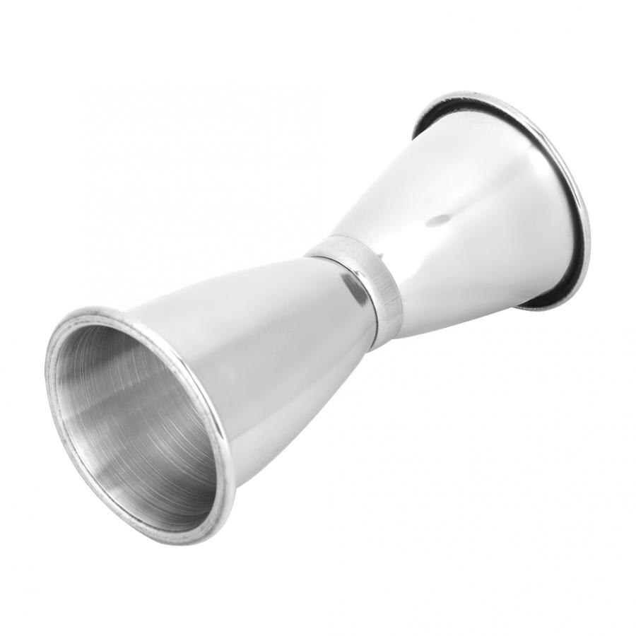 Friendly Stainless Steel Cocktail Measuring Cup Jigger Double Head Measuring Cup Ounce Alcohol Measuring Cup Bar Shaker Tool
