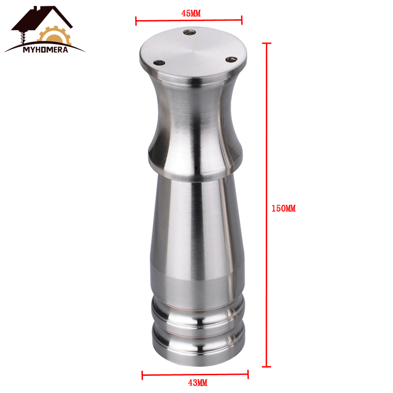 Myhomera 80mm-150mm Möbel Füße Bein Einstellbare Schrank Sofa Beine Aluminium Schrank Kaffee Tee Tisch Schlecht Schutzhülle fuß: Farbe E 150mm