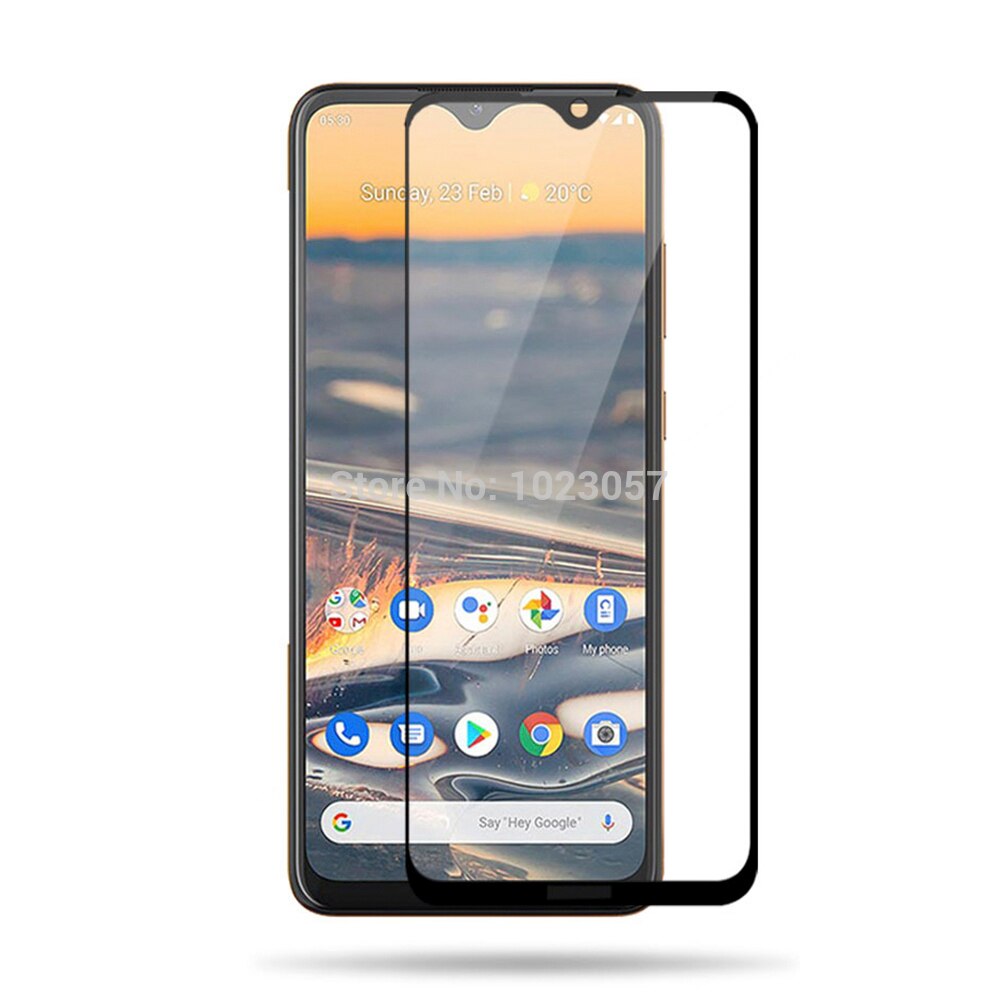 3in1 Volledige Cover Gehard Glas Case Camera Lens Screen Protector Beschermende Glas Voor Nokia 5.3 Ta-1234 Ta-1223 Ta-1227 Ta-1229: Only Glass