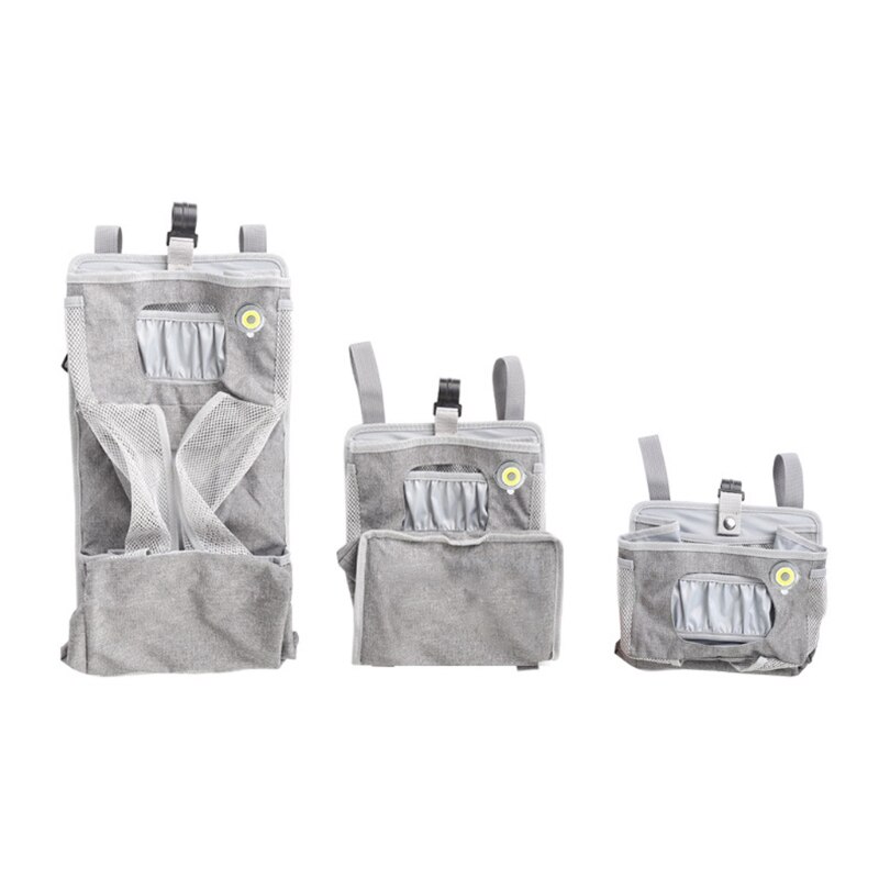 LED Nacht Licht BPA FREI Baby Lagerung Organizer Krippe Hängen Lagerung Tasche Caddie Organizer für Baby Bettwäsche einstellen Windel Lagerung tasche