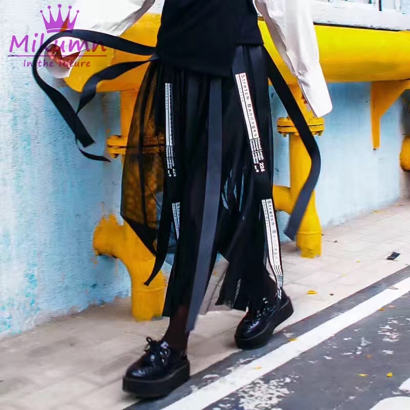 Harajuku Rok Punk Stijl Vrouwen Hoge Taille Rok Gothic Streetwear