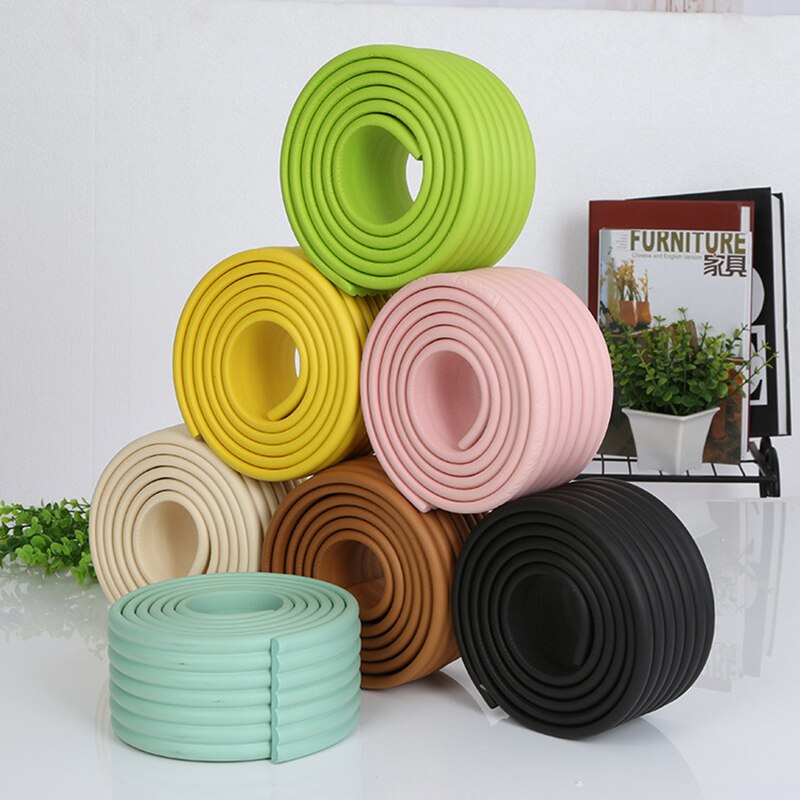 2M Baby Safety Foam Strip Table Desk Edge Guard Strip Corner Protector Furniture Corners Children Safety Foam