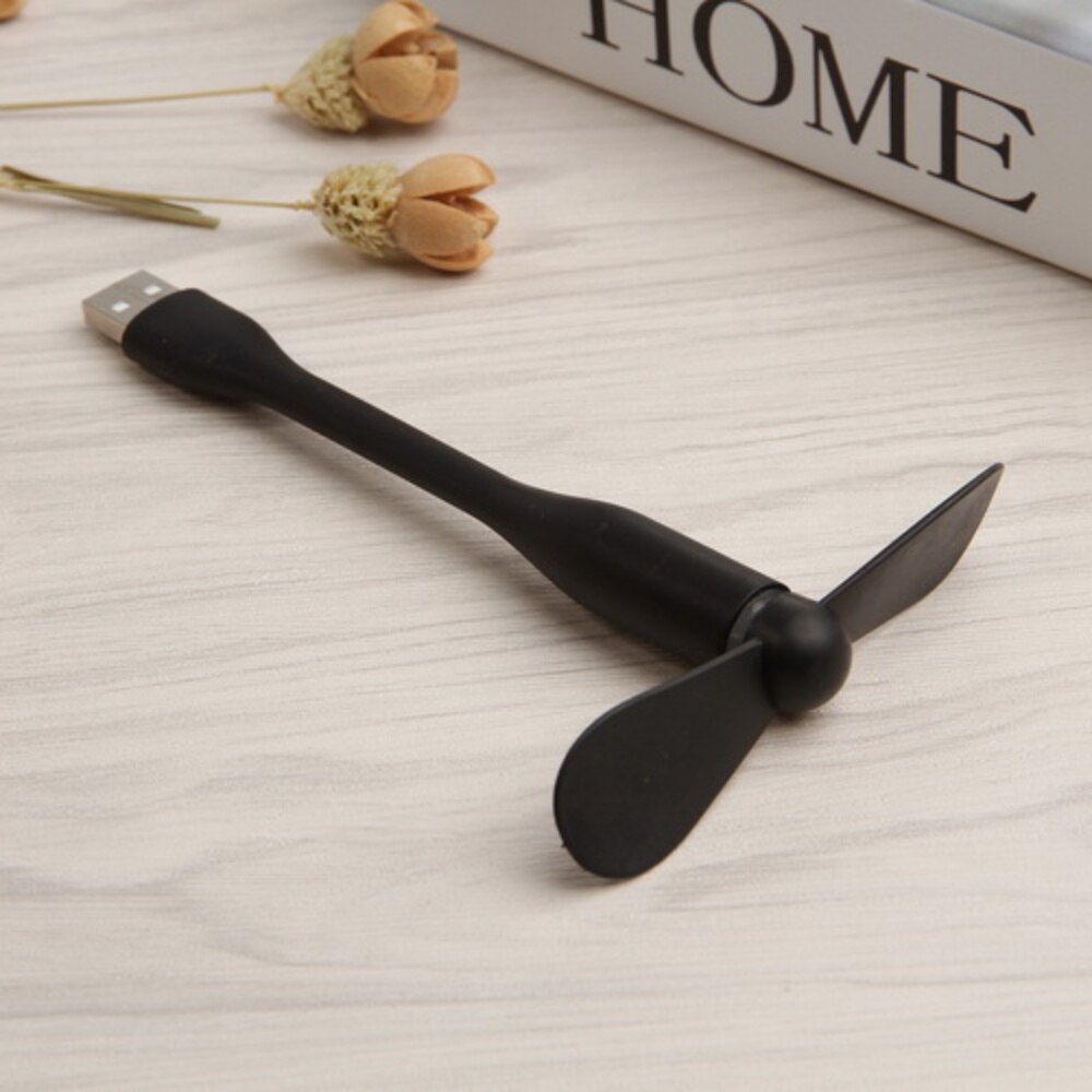 Portable Flexible Mini USB Fan Low Power Bendable Removable For Mobile Power/PC/Laptop/OTG/Charger: E