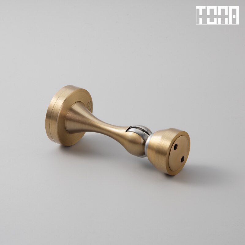 TONA Pure copper door suction Magnetic door stop Furniture Hardware Accessor Door Holder Bedroom Floor Catch Pure copper