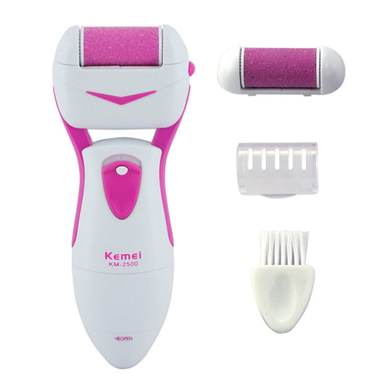 Battery Operated Electric Pedicure Machine Foot File Callus Remover Dead Skin Removal Peeling Exfoliator Foot Care Tool: Gold