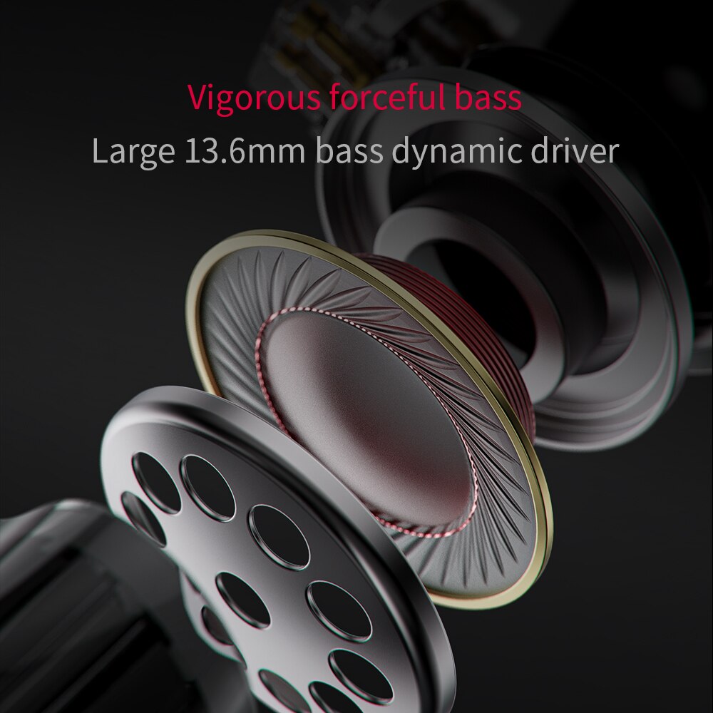 FiiO JadeAudio JH3 1DD + 2BA verdreifachen hybrid Fahrer in-ohr Kopfhörer IEM HiFi Audio- mit Abnehmbaren 0,78 Kabel Bass