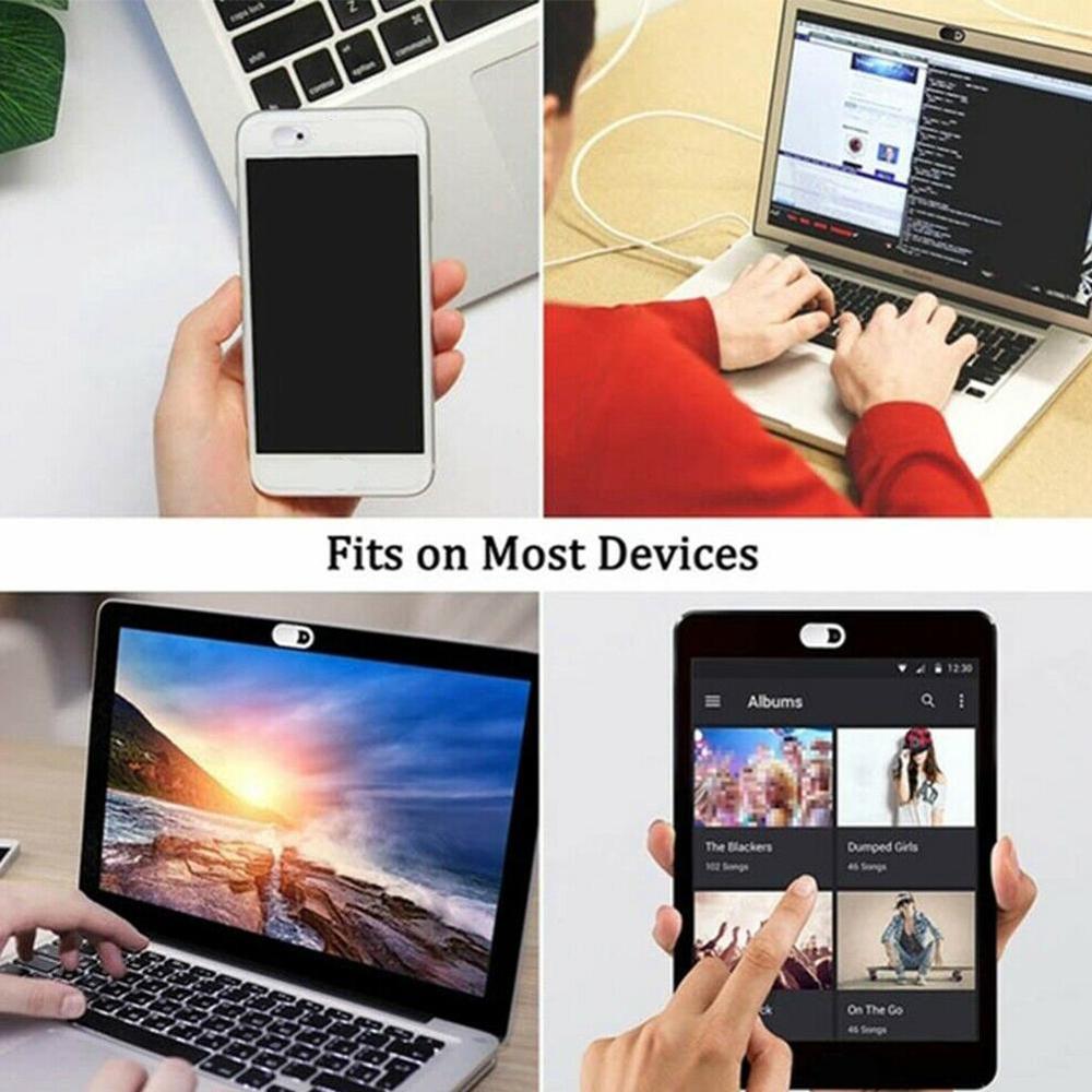 5PCS WebCam Cover Shutter Magnet Slider Plastic For iphone Laptop Camera Web PC Tablet Smartphone Universal Privacy Sticker