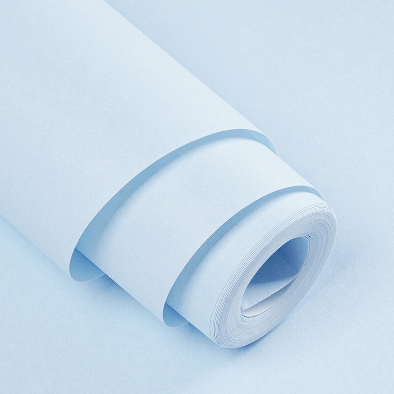 Pure Kleur Behang Woonkamer Slaapkamer Nordic Blauw Jongen Behang Non-Woven Vliesbehang Home Improvement Behang: d