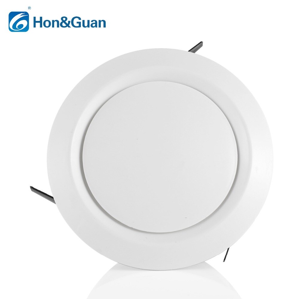 4''6'' ABS Adjustable Air Vent Round Soffit Exhaust Outlet for Window Ceiling Ventilation for Home Kitchen Bathroom Household
