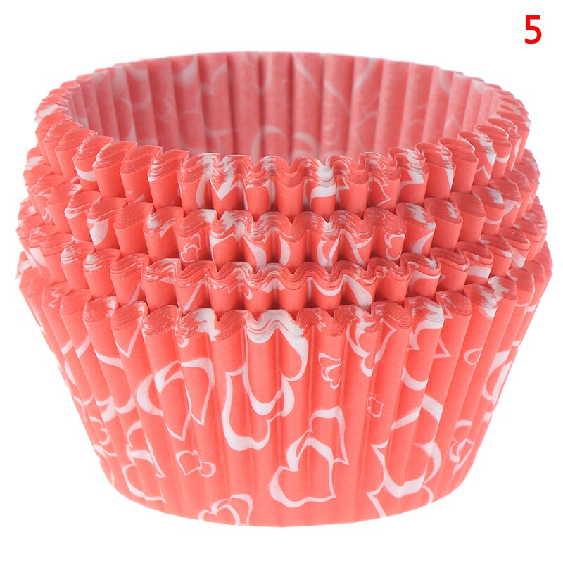 100 stk hjem bordservice engangskage papir kopper søde festforsyning cupcake wraps