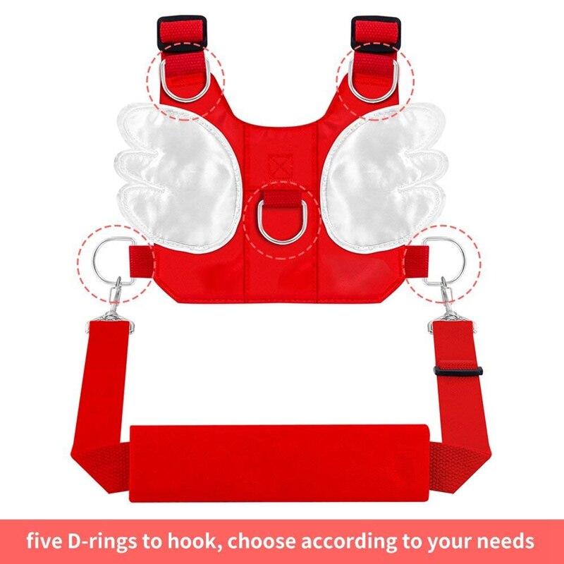 Baby Peuter Lopen Gordel met Leiband Kind Assistent Band, leuke Wings Anti-Verloren Rugzak Verstelbare voor 1-5 Jaar Bo