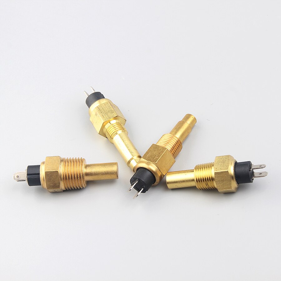 Engine Water Temperature Sensor 3/8NPT 1/2NPT M16 X1.5 M14 X1.5 120C Car Alarm Brass Automotive Electric Diesel Generator Sensor