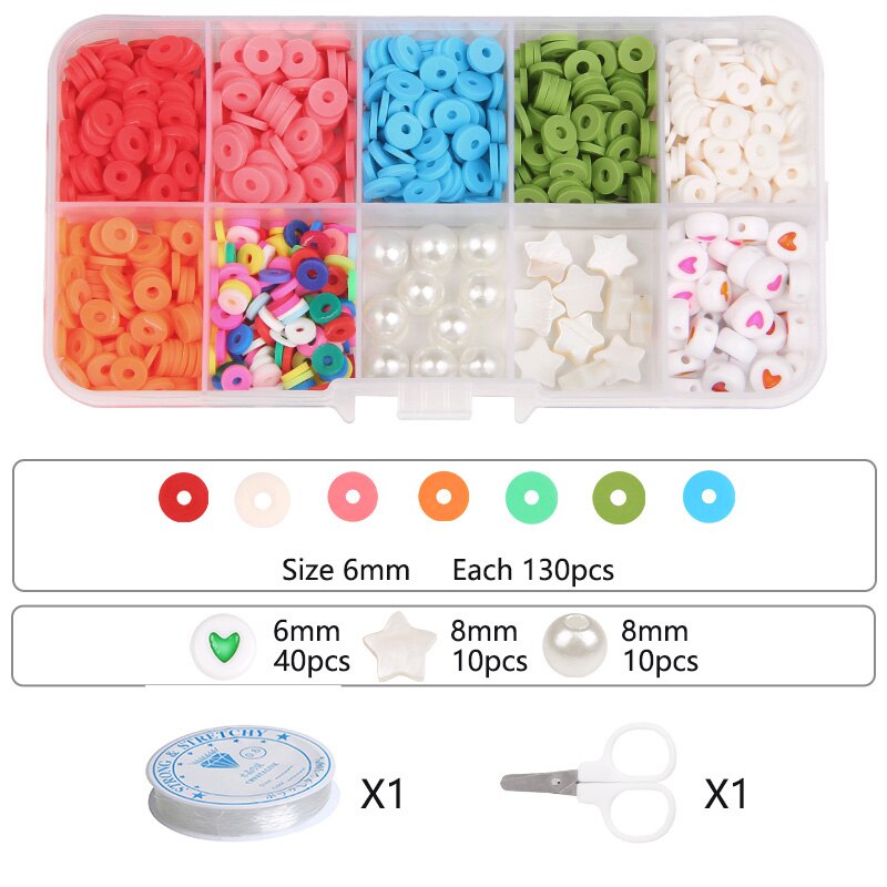 Small Seed Beads Box Set With Acrylic Letter micangas Wood Beads For Jewelry Making Bracelet Rings DIY Accessories Jewelry Kit: NO.4