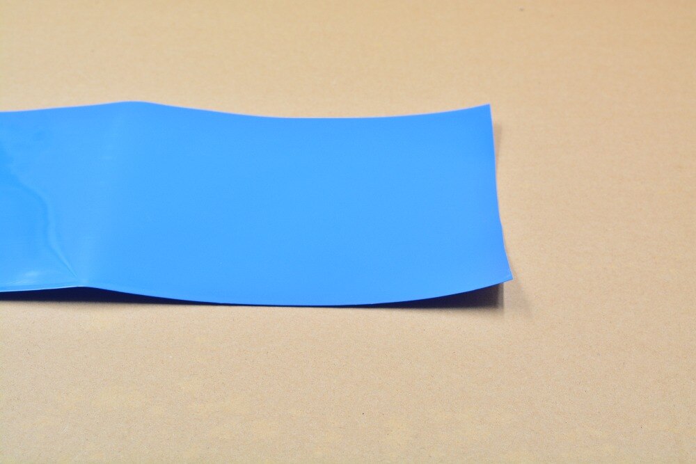 Afvlakkingsbreedte 180mm transparant zwart blauw wit veelkleurig pvc krimpkous cartridge batterij korst 1 st.