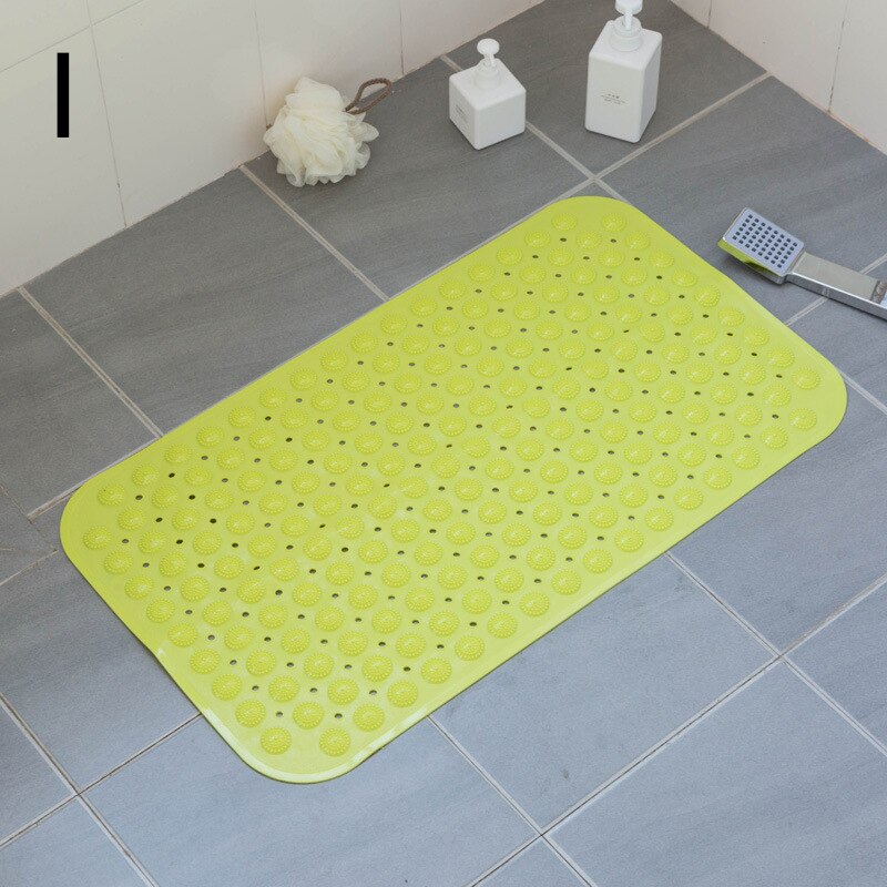 Long PVC Bath Mat Massage Bathroom Rugs Safety Anti Slip Shower Bathtub Mat Suction Cup Floor Mat Foot Pad 40x100cm: I