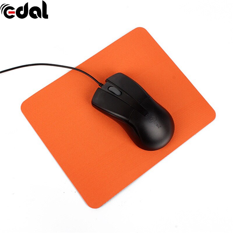 215*175*3mm Unique Durable Mouse Pad Mat Useful Mice Pad For Optical / Trackball Mouse Mat Black/Orange