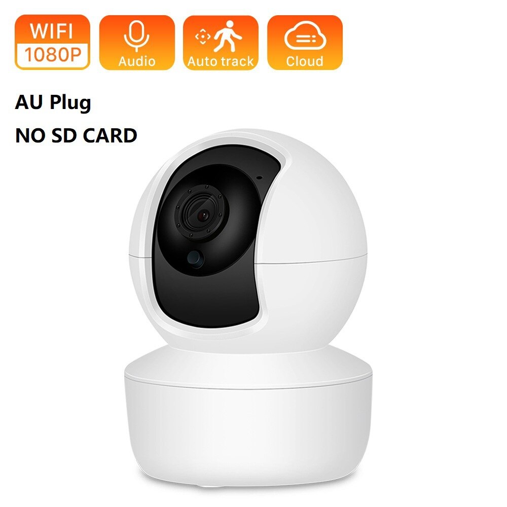 Smart Home Network Camera Wireless Indoor WiFi Camera Home Monitor Camera: au plug no sd card