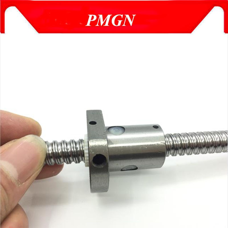 16mm 1605 Ball Screw Rolled C7 ballscrew SFU1605 600mm with one 1605 flange single ball nut for CNC parts no ends