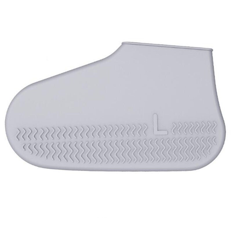 1 Paar Herbruikbare Latex Waterdichte Regen Schoenen Covers Anti-Slip Rubber Rain Boot Overschoenen S/M/L schoenen Accessoires Schoenen Cover: gray / M