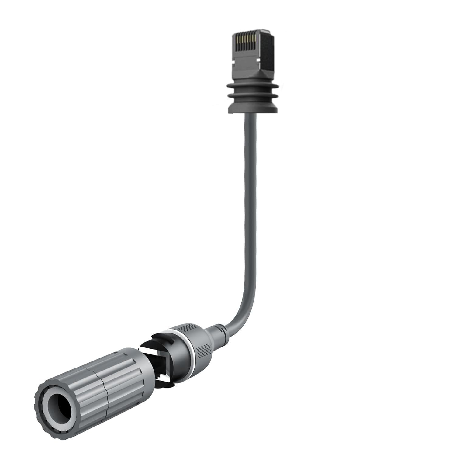 Para injetor starlink gen2/gen3 poe, entrada 48-57vdc, max 150w poe para antena starlink gen2/gen3: CINZA