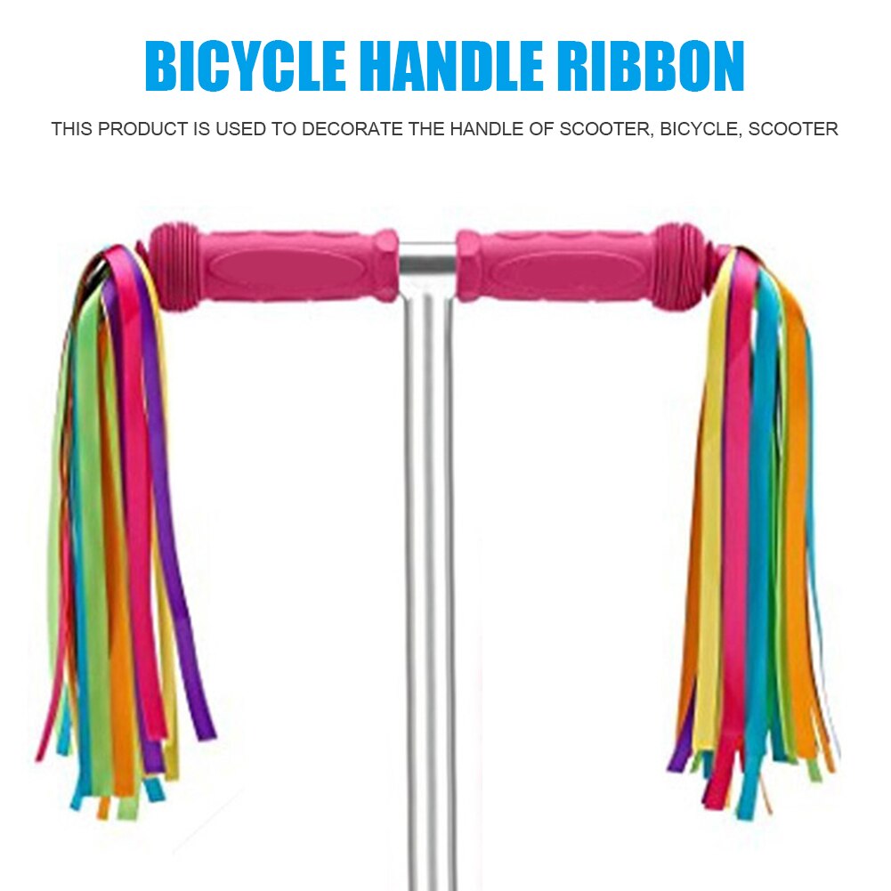 Fietsstuur kleur kwastjes slingers kinder loopfiets decoratie lint kwastjes linten fietsaccessoires 2 stuks
