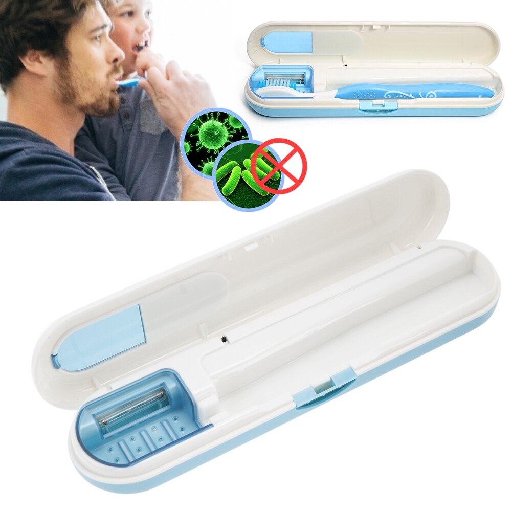 Duurzame antibacteriële uv-tandenborstelsterilisator, draagbare tandenborstelkop, schone desinfectie, thuis badkamerreiniger
