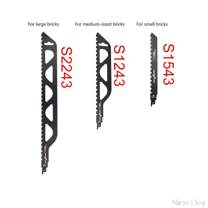 Demolition Masonry Reciprocating Saw Blade for Cutting Brick Stone Alloy Steel My27 20