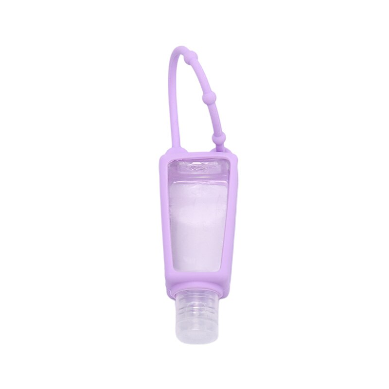 Mini desinfectante de manos desechable, Gel de seguridad de silicona, sin necesidad de limpiar, cubierta desmontable, desinfectante portátil para manos, 1 uds., 30ml: PP